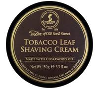 Crema de Afeitar Tábaco Taylor Of Old Bond Street 150gr | Espuma cremosa rica con hoja de tabaco, bergamota, pomelo, café y cuero para un afeitado suave y tradicional en húmedo