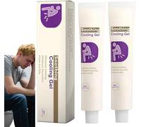 Crema de Alivio Anal,Gel Calmante Para El Ano,De Pomada Para El Del Ardor Anal,Alivia la Molestia, Picazón e Irritación,Post-Ejercicio, Hogar, Viaje Y Diario (2pcs)