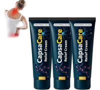 Crema de alivio de neuropatía de capsacare, crema para alivio del dolor de neuropatía, dolor de capsacare relie-ef cr-am, ingredientes naturales, para manos de los hombros cuello (3PCS)