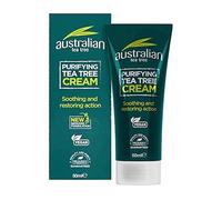 Crema de Árbol de Té Australiano, Purificante, Vegana, Libre de Crueldad, Sin Parabenos & SLS, Calmante, Natural, 50ml