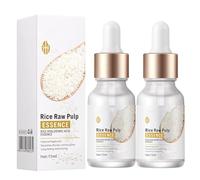 Crema de arroz para blanquear la piel, extracto de arroz con ácido hialurónico, esencia de suero facial hidratante y nutritivo, hidratante antiarrugas y reduce los poros