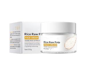 Crema De Arroz Para La Piel Del Cara Y Cerrar Los Poros Quitar Manchas,Cremae De Arroz Para Blanquear La Piel,Sérum Esencia Del Arroz + Crema Facial Ded Arroz
