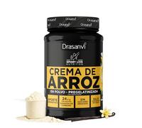 Drasanvi Crema de Arroz Sport Live – Vainilla, vegana y sin gluten – 1 kg