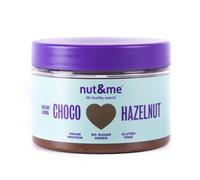 Crema de avellanas y cacao 250 gr nut&me | Dieta Keto | 51% avellana | Natural | con Cacao, avellana y fibra de achicoria | Sin Azúcar | Sin Aditivos | Vegano | Low carb | Repostería sana