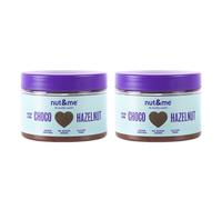 Crema de avellanas y cacao 500 gr nut&me | Dieta Keto | 51% avellana | Natural | con Cacao, avellana y fibra de achicoria | Sin Azúcar | Sin Aditivos | Vegano | Repostería sana | Pack 2 x 250 gr