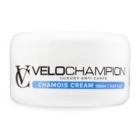 Crema de badana de lujo VeloChampion para ciclistas, corredores y atletas | Crema antirozaduras vegana, refrescante e hidratante | Reduce la fricción y el roce | Apta para hombres y mujeres