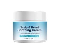 Crema de Barba para Hombres 100g Hidratante Absorción Calmante Cuero