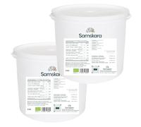 Crema de Cacahuete Ecológica BIO Smooth 3kg x 2 Cubos | 100% Cacahuetes Tostados | Mantequilla de Maní Cremosa Sin Azúcar Añadido, Sin Sal, Sin Aceite de Palma | Vegana | Pack Ahorro