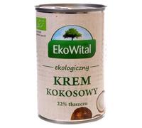 Crema de coco 22% de grasa BIO 400 ml - EKOWITAL
