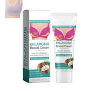 Crema de Coco Blanco Para el Pecho,De Aumento De Senos,Para el Cuidado del Pecho,Reafirmante De Senos Natural,Cuidado y Agrandamiento Del Busto,60ml