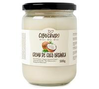 Crema de Coco Ecológica - 500ml. Mantequilla de Coco Ecológica Extraída en Frío Sin Azúcar. Ideal para cocinar dulces de coco y pasteles veganos. No untable. Mantequilla de Coco Cruda