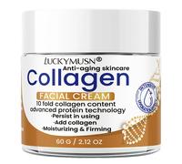 Crema de Colágeno 60g con Ácido Hialurónico y + - Levantamiento, Hidratación para Piel Flácida, Arrugas, Adecuada para Todo Tipo de Piel (), Fórmula Europea, en Crema