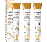 Crema de colágeno antiedad para el contorno de ojos: reafirma e hidrata el contorno de ojos, suaviza las arrugas, reafirma al instante, ilumina y alivia la hinchazón