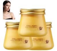 Crema de Colágeno de Baba de Caracol, Crema Coreana Rejuvenecedora Antiarrugas, Tratamiento Hidratante, Reduce Arrugas y Líneas de Expresión, Aumenta la Elasticidad de la Piel