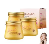 Crema de Colágeno de Baba de Caracol, un tratamiento antiarrugas ligero, calmante e hidratante para mujeres.