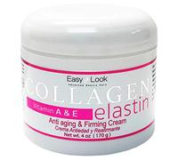 Crema de colágeno Elastina Vitaminas A & E Antienvejecimiento y Reafirmante 4 oz