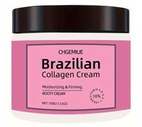 Crema de colágeno para levantamiento de glúteos brasileños, 100 g, reafirmante e hidratante, para todo tipo de piel, hidratación de larga duración