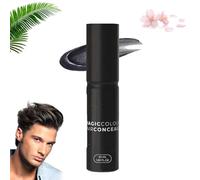 Crema de corrector de cabello tiveno, Corriente de cabello de color mágico de Tiveno, corrector de cuero cabelludo Trueshade para cabello de aspecto más completo: dura hasta 7 días (Black)