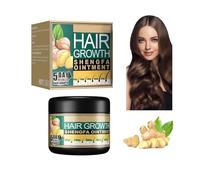 Crema de crecimiento del cabello de jengibre, ungüento para el crecimiento del cabello, crema hidratante para el crecimiento del cabello, masaje del cuero cabelludo, nutriente capilar, suero