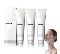 Crema de cuello con colágeno y fullereno, hidratante reafirmante antienvejecimiento para el cuello, reduce líneas finas y piel arrugada, cuidado hidratante para cuello y escote (3 pcs)
