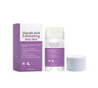 Crema de cuidado corporal con ácido glicólico y ácido salicílico, 75 g, exfolia las células superficiales de la piel, con manteca de karité y ácido hialurónico para el cuidado personal diario