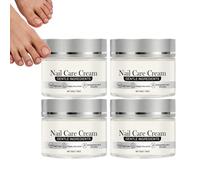 Crema de cuidado de uñas para uñas finas y agrietadas con aceite de árbol de té, kit de reparación de uñas para uñas naturales rotas, apoya el crecimiento fuerte de las uñas y protege, tratamiento de