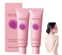 Crema de cuidado natural para la salud femenina, crema de cuidado íntimo femenino, crema corporal de hidratación profunda, suave y no grasa, mejora la elasticidad y deja la piel más (2 piezas)