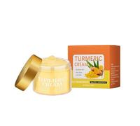 Crema de Cúrcuma con Vitamina C, Crema Rejuvenecedora de Cúrcuma, Loción Iluminadora Natural, Reafirmante, Apta para Rostro y Cuerpo