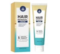 Crema de depilación 100 g, bálsamo corporal no irritante, cuidado de la piel, depilación , aplicación en bikini, zona íntima, piernas, axilas, brazos, adecuado para mujeres y hombres,