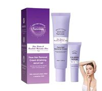 Crema de depilación facial de MedicPure, suero de crema de depilación para las piernas de la cara, fórmula suave y indolora, segura para la piel sensible, piel lisa duradera (1pcs)