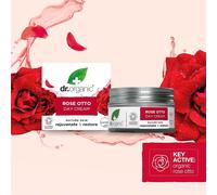 Crema De Día Dr. Organic Bioactiva De Aceite De Rosa Otto De Rosa Damascena 50ml