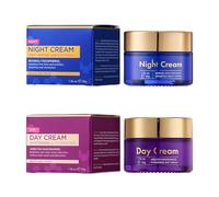 Crema De Día Hidratante Reafirmante Más Crema De Noche, Hidratación Intensa, Acción Anti-Arrugas Fortalecedora, Cuidado Reafirmante Para Piel Elástica, Para Rostro Y Cuello