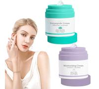 Crema de elefante, crema de polipéptido de elefante, 2024 New Elephant Lala Retro Whipped Cream, Crema Hidratante Facial Crema Polipéptido Cuidado de la Piel Crema Retro Crema Batida Cremas (A+B)