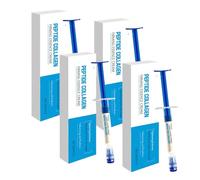 Crema de esencia de colágeno polipeptídico, colágeno micromolecular antiarrugas, crema hidratante reafirmante multipéptido, cuidado antiedad de hidratación profunda para mujeres (4 unidades)