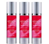 Crema de estrógeno, alisamiento de la crema de estrógenos privado de la piel, cuidado de la piel privada para hidratación, pieles de privado suaves Loción calmante, para viajar a diario (3pcs)