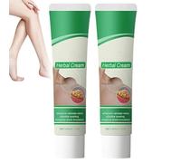 Crema de hierbas de desintoxicación linfática, crema linfática, loción calmante anticelulítica para piernas, cuello, axila (2 pcs)