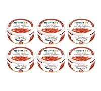 Crema de Jamón Curado Iberitos 250g - Textura Suave y Sabor Intenso - Ideal para Aperitivos, Canapés y Tostadas (PACK 6)