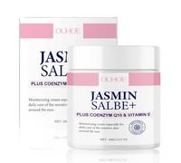 Crema de Jazmín Plus, Crema de Jazmín para Ojos, Crema de Ojos Contra Arrugas y Ojeras, Crema de Ojos para Ojeras, Párpados Caídos, Elimina Bolsas y Hinchazón, Crema de Ojos de Colágeno