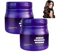 Crema de keratina para alisar el cabello, sedosa y natural, dile adiós al frizz, peinado duradero.