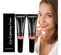 Crema de labios Brightening Cream, labios oscuros, labios ahumadores, tratamiento hidratante y antiaglomerante para reducir la pigmentación y anticracking, mejora el brillo de labios (2 unidades)