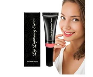 Crema de labios Brightening Cream, labios oscuros, labios ahumadores, tratamiento hidratante y antiaglomerante para reducir la pigmentación y anticracking, mejora el brillo de labios (1 unidad)