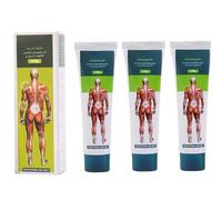 Crema de lactancia, bálsamo muscular de fitness, crema de enfermería muscular, Bálsamo para calmante de muñeca para la loción de cuidado corporal no grasiento, alivia el dolor y la fatiga (3pcs)