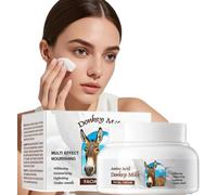 Crema de leche de burra, crema hidratante y rejuvenecedora, loción corporal de leche orgánica; reduce arrugas y líneas de expresión, hidrata y reafirma, disminuye la opacidad y las imperfecciones; apt