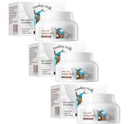 Crema de Leche de Burra, Loción Corporal de Leche Orgánica, Crema Hidratante y Rejuvenecedora para Piel Seca y Tirante, Hidratante y Reafirmante Natural