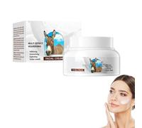Crema de Leche de Burra, Loción Corporal de Leche Orgánica, Hidratante Facial, Crema Facial Antiarrugas, Crema Facial Hidratante Antiedad, para Todo Tipo de Piel (1 piezas)