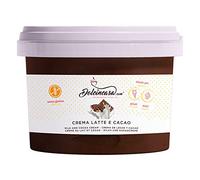 Crema de leche y cacao para untar sabrosa con sabor a chocolate para el profesional doméstico Listo para usar Pasta sin gluten Paquete de 500 Gr