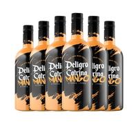 Crema de Licor Andalusí Peligro Catrina Tequila Mango 70 cl (Caja de 6 Botellas de 70 cl)