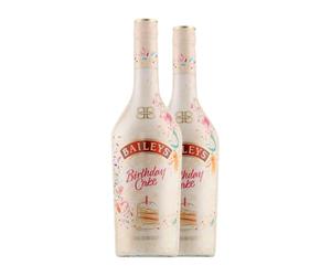 Crema de Licor Baileys Irish Cream Birthday Cake 70 aja de 2 Botellas de 70 cl)