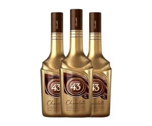 Crema de Licor Licor 43 Chocolate 70 aja de 3 Botellas de 70 cl)