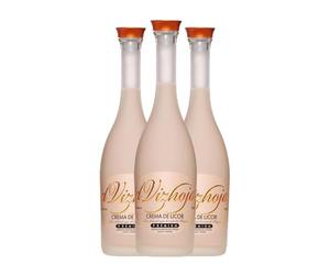 Crema de Licor Marqués de Vizhoja Crema de Orujo 70 aja de 3 Botellas de 70 cl)